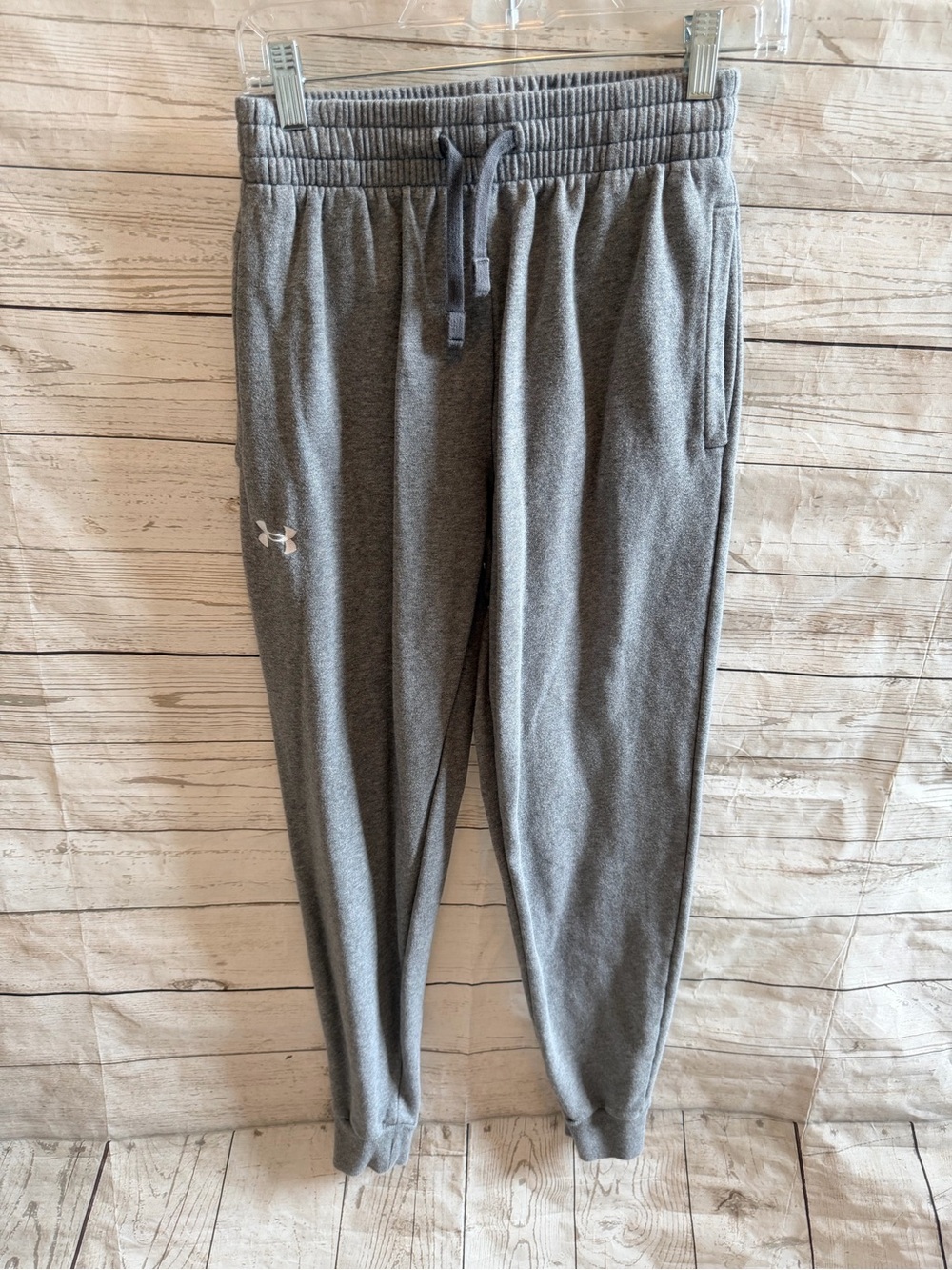 Under Armour Heather Gray Athletic Jogger Pants